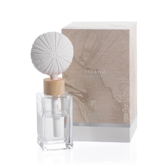 ZODAX Island Fragranced Porcelain Diffuser Aegean Mist Sea Urchin NEW Beach - Picture 2 of 8